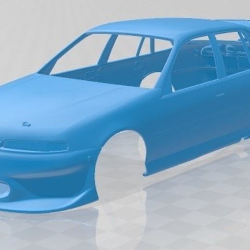 Download STL file Holden Commodore Race Car 1993 Printable Body Car
